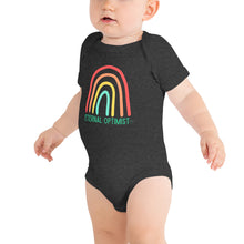 Load image into Gallery viewer, ETERNAL OPTIMIST Baby short sleeve one piece