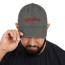 Load image into Gallery viewer, GIRAFFE, BE ONE Distressed Dad Hat