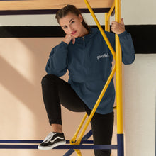 Load image into Gallery viewer, GIRAFFE, BE ONE Embroidered Champion Packable Jacket