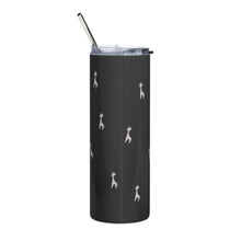 Load image into Gallery viewer, Striped Giraffe Stainless Tumbler