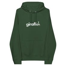 Load image into Gallery viewer, Giraffe Unisex Eco Raglan Hoodie