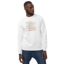 Load image into Gallery viewer, Choose Love Unisex Eco Sweatshirt
