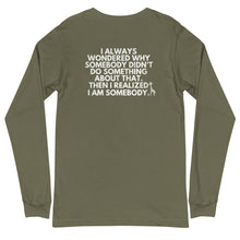 Load image into Gallery viewer, I AM SOMEBODY Unisex Long Sleeve Tee