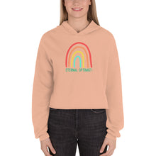 Load image into Gallery viewer, ETERNAL OPTIMIST Crop Hoodie