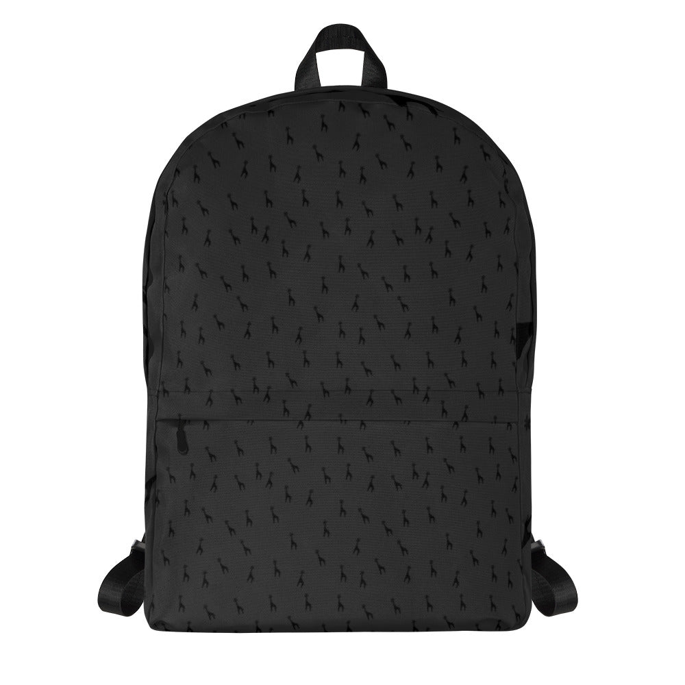 Giraffe Black Backpack