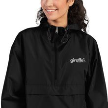 Load image into Gallery viewer, GIRAFFE, BE ONE Embroidered Champion Packable Jacket
