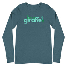 Load image into Gallery viewer, BE A GIRAFFE Unisex Long Sleeve Tee
