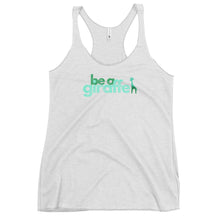 Load image into Gallery viewer, BE A GIRAFFE Women&#39;s Racerback Tank
