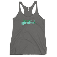 Load image into Gallery viewer, BE A GIRAFFE Women&#39;s Racerback Tank
